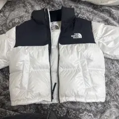 THE NORTH FACE エコダウンジャケット ホワイト/ブラック