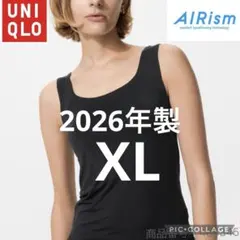 UNIQLO エアリズムブラタンクトップ BLACK サイズXL 2026年製