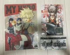 僕のヒーローアカデミア　爆豪勝己　緑谷出久　クリアファイル　ペンケースセット