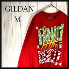 【残り1点】GILDAN ギルダン　裏起毛 肉厚　ビッグプリント　スウェット M