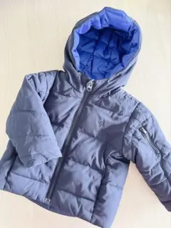 POLO RALPH LAUREN ダウンコート 24M グレー/青　２歳