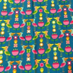 生地 ハシビロコウ ターコイズブルー 1m