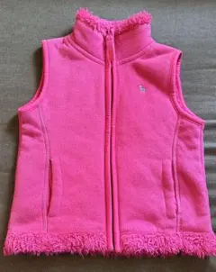 OLDNAVY　フリース ベスト 小さな鹿の刺繍付き