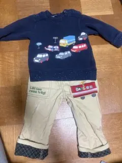 kladskap 車プリントのベビー服セット