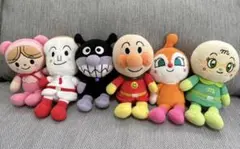 アンパンマン ぬいぐるみ 6体 セット