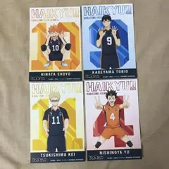 ハイキュー　アニメイト　特典　ポストカード　背番号