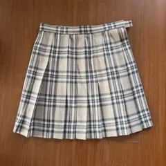CONOMi チェック柄プリーツスカート スクール キャメル×ピンクのサムネイル