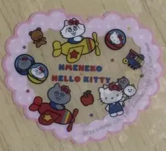 ンめねこ サンリオ コラボ ノベルティ クリアステッカー ハローキティ 特典