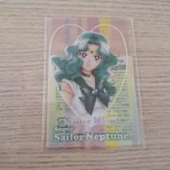 セーラームーン ×明治チョコレート　 クリアカード セーラーネプチューン
