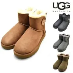 ［美品.定価半額以下］UGG★ ムートンブーツ ベイリーボタン2 22cm