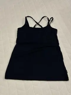 ROXY 黒 キャミソール クロスストラップ
