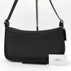 【美品】OLDCOACH ハンドバッグ セミショルダーバッグ レザー ブラック