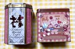 東京ディズニーシー　お菓子の空き缶2個セット　美品　ミッキー　ミニー　ダッフィ
