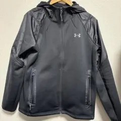 UNDER ARMOUR COLDGEAR ブラックパーカー LG