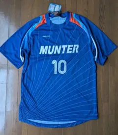 MUNTER サッカーウェア L 青 タグ付き