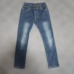 BREEZE もっとスキニーパンツ ストレッチ 130 ブルー