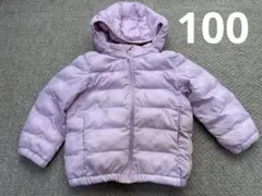 ユニクロ　ピンク　ダウンコート　100サイズ
