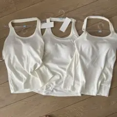 UNIQLO オープンバックホルダーブラトップ　３枚セット