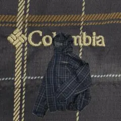 00s Columbia チェック　マウンテンパーカー　シェルジャケット　短丈