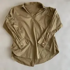 ソフィラsophila 変形ブラウス　スキッパー　コットンのサムネイル