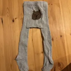 babyGAP くまタイツ　グレー 12-24m