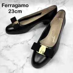 m*♪様 【定番】Ferragamo フェラガモ ヴァラリボン 黒 パンプス 2