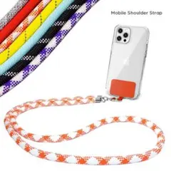 スマホショルダー 携帯ストラップ 斜めがけ スマホストラップホルダー 肩掛け⭐️j
