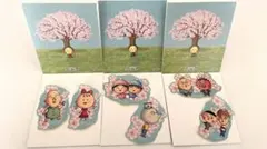 イオン　コジコジ　桜コレクションシール　6枚　29パンダパスU29 イオン