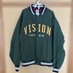 VISION スタジャン ダークグリーン