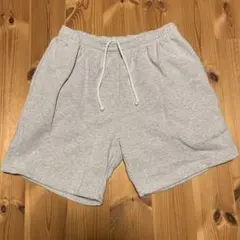 ロサンゼルスアパレル14オンス・ベビーフリース・スウェットショートパンツMグレー