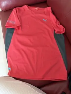PUMA スポーツTシャツ レッド×グレーのサムネイル