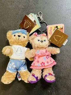 新品タグ付き ハワイ限定 ダッフィー＆シェリーメイ2体セット 限定品