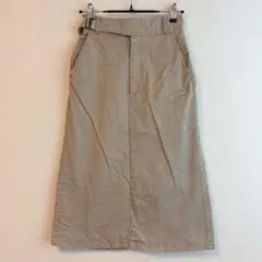 【M】GU チノスカート ナローシルエット バックスリット