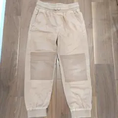 H&M ジョガーパンツ ベージュ 122cm