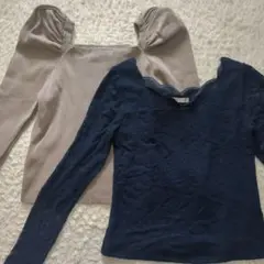 長袖トップス 2枚セット