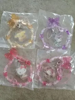 サンリオ きらきらビーズチャーム ハローキティ マイメロ クロミ ポムポムプリン