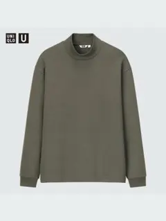 UNIQLO U モックネック M オリーブグリーン