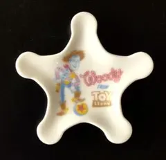 陶器製　トイストーリー　ウッディ　小皿　ティーバッグトレイ　小物置き