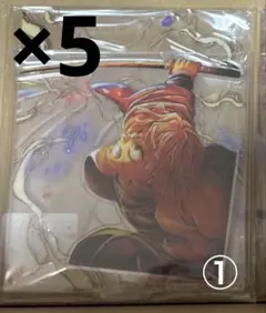 鬼滅の刃 無限城編 WEBSHOPくじ B賞 善逸 アクリルスタンド 5個セット