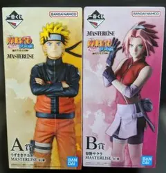 一番くじ NARUTO A賞 うずまきナルト B賞 春野サクラ フィギュア☆のサムネイル