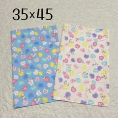 ランチョンマット 35×45 2枚セット　ハートユニコーン柄　女の子用　給食用