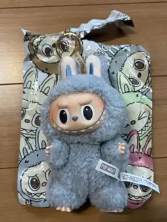 POPMART ラブブ LABUBU マカロン シーソルトココナッツ 青 水色