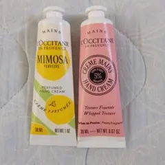 ロクシタン 限定ハンドクリーム 2種セット ミモザ＆ピオニー