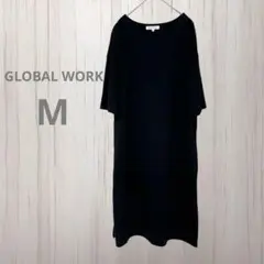 GLOBAL WORK◇◆ワンピース チュニック ロング丈Ｔシャツ Mのサムネイル