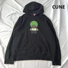 CUNE プルオーバーパーカー ブラック XL カエル キューンのサムネイル