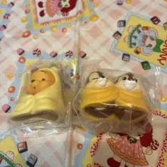 ディズニーキャラクター　くるまりスタイル　カプセルトイ