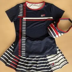 St. Christopher テニスウェア上下セットMサイズ＋サンバイザー