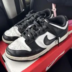 ナイキ　ダンクロー　パンダダンク　24.5センチ　美品　黒白