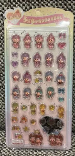 Monchhichi うるちゅるPOPシール 立体ステッカー