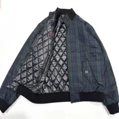 【美品/メンズL】フレッドペリー　リバーシブル ブルゾン　キルティング　チェックのサムネイル